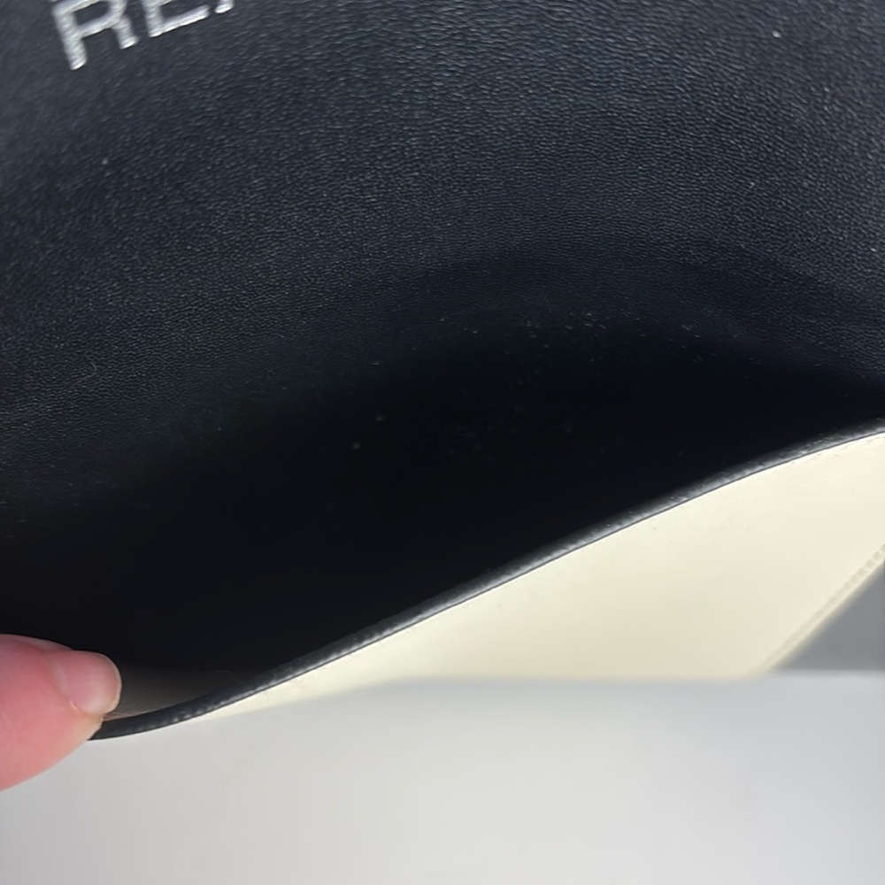 Kenneth Cole Reaction Black and Cream Tote Bag - Picture 4 of 6